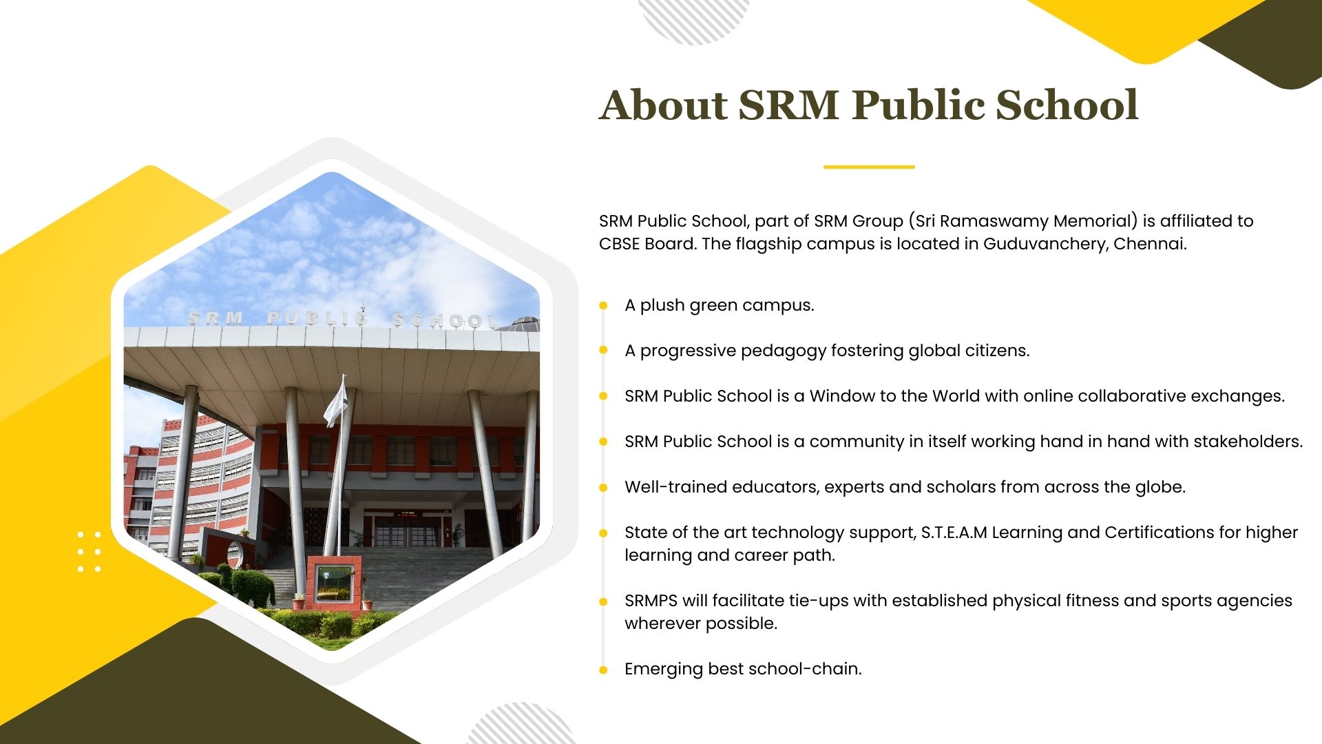 SRM about banner